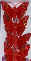 motýl dekorační clip 5cm červený569cff8f91b13